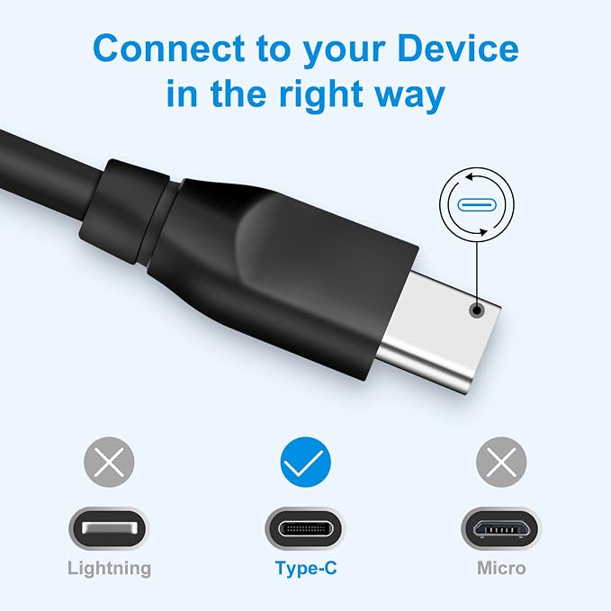 Samsung S25 A16 5G Fast Charger Type C, 20W USB C Charger Block & 9FT Long USB - Image 4