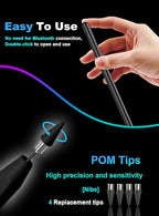 Stylus Pen for Android Tablet/Phone Pom Tips Fast Charge Stylus Pen for iPhone - Image 4