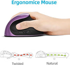 Ergonomic Mouse Wireless, Vertical Mouse Right Handed Small Mouse - Image 2