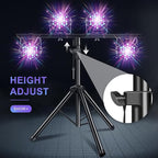 DJ Light Stand Heavy Duty Par Can Tripod T-Bar Stage Lights Stand Adjustable - Image 4