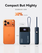 INIU 20000mAh Power Bank, Small 45W PD Fast Charging Portable Charger - Image 3