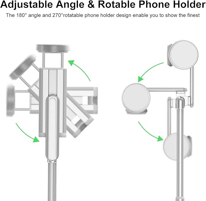 ATUMTEK Selfie Stick Tripod, Extendable 3 in 1 Aluminum Bluetooth Selfie Stick - Image 3