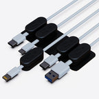 ChargeWorx Pack of 5 Magnetic Cable Clips, Cord Organizer - Image 2