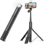 Sensyne Selfie Stick with Light, Phone Tripod with 360° Rotatable Handle by sensyne