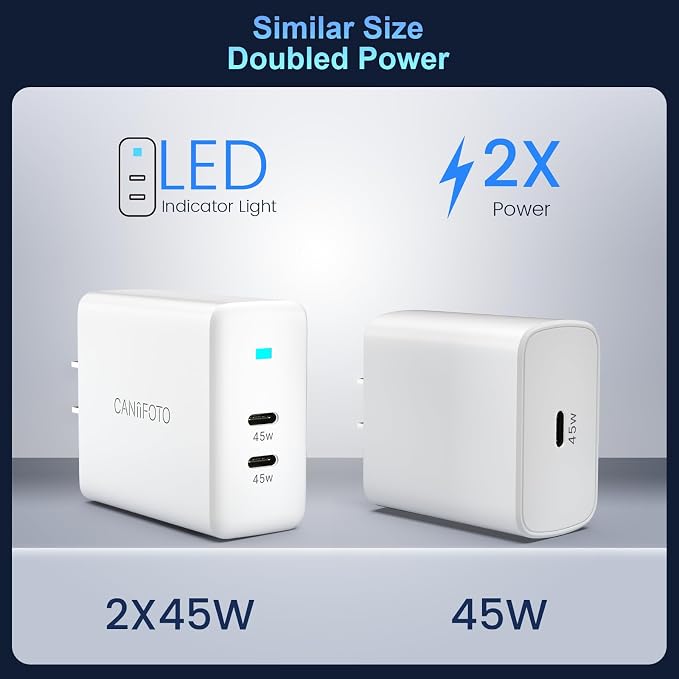 2Port 45W Super Fast Charger Type C - Image 7