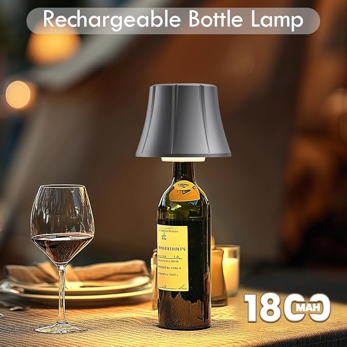 WILIT Wireless Bottle Lamp for Liquor Bottles, Dimmable Cordless Table Lamp - Image 4