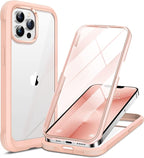 Miracase Glass Case for iPhone 13 Pro Max 6.7 inch, Upgrade Full-Body Clear by Miracase