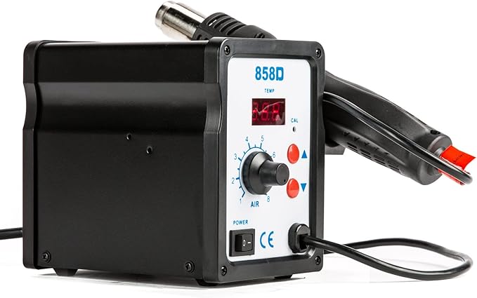 CREWORKS 858D Rework Station, 110V SMD Soldering Rework Station - Image 5