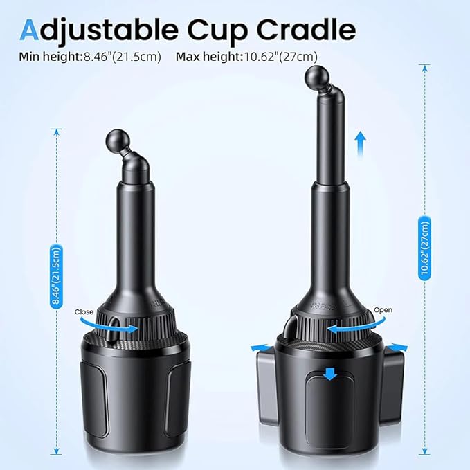 APPS2Car Car Cup Phone Holder Wireless Charger - Image 5