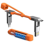 Rolling Square inCharge XS - 240W 4in1 Keyring Cable | Fast Charging & Data by RollingSquare