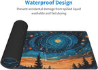 Gaming Mouse Pad, Large Non-Slip Rubber Base Mousepad, Keyboard Mouse Mat - Image 5