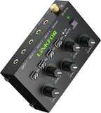 LiNKFOR 4 Channel 3.5mm Audio Mixer Stereo Audio Mixer Support RCA Input and by LiNKFOR