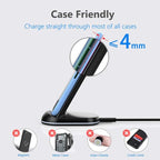 Yootech Wireless Charger, 10W Max Wireless Charging Stand, Compatible - Image 4