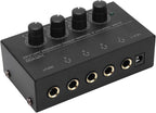 4-Channel Stereo Headphone Amplifier Ultra Low Noise + Power Adapter Perform - Image 7