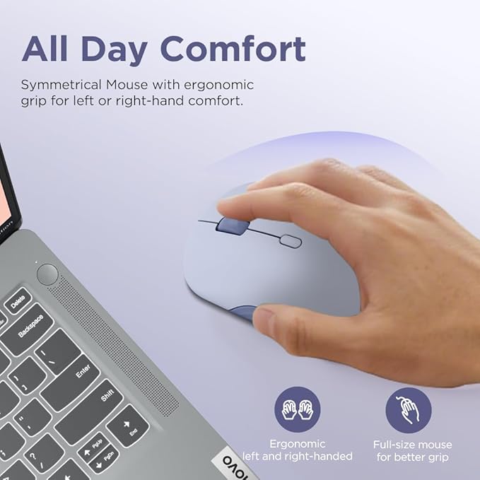 Lenovo 350 Wireless Bluetooth Mouse, Silent Click, 3 Level DPI, 36 Month - Image 7