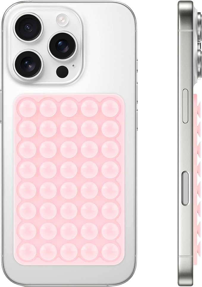 Silicone Suction Phone Case Mount, Non Slip Suction Cup Phone Mount, Phone by Yojaro