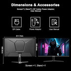 SANSUI 27 Inch WQHD 2560 x 1440 IPS Gaming Monitor, 180Hz 1ms Computer Monitor - Image 9
