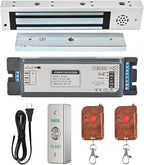 Smart Door Access Control System 600lbs Magnetic Lock Kit by YUHANUS