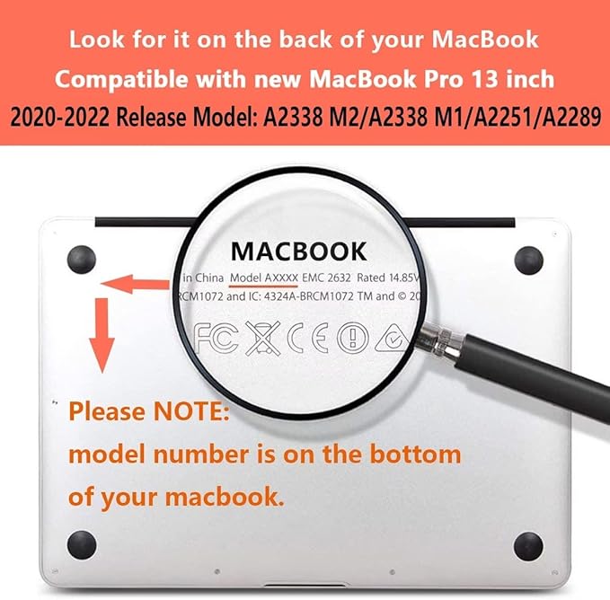 CISSOOK Compatible with M2 MacBook Pro 13 Inch Case 2025-2020 Release M1 M2 - Image 2