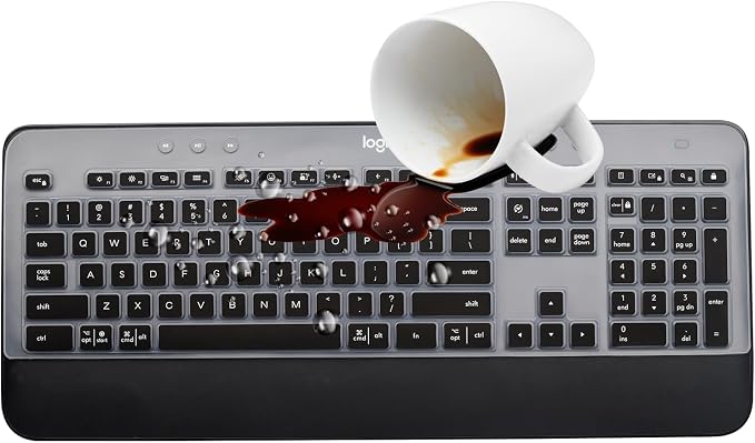Keyboard Cover Skin for Logitech MK545 MK540 Wireless Keyboard, Logitech MK545 - Image 6