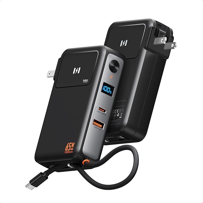 Fast Charging Portable Charger Power Bank 10, 000mAh PD35W USB-C Battery Pack by SeloreS-Global