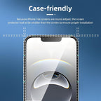 NEW'C 3 Pack Designed for iPhone 16e Screen Protector, Enhanced Tempered Glass - Image 3