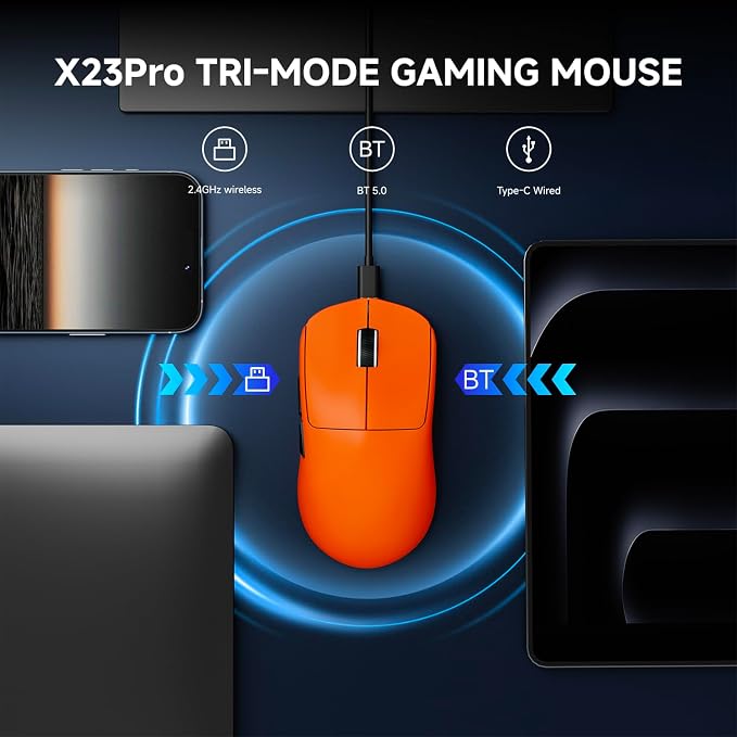 EWEADN X23Pro Wireless Gaming Mouse, 49g Lightweight Mouse, PAW3311 Sensor - Image 5