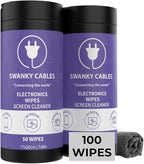Screen Cleaner Wipes: Electronic Wipes by SWANKYCABLES