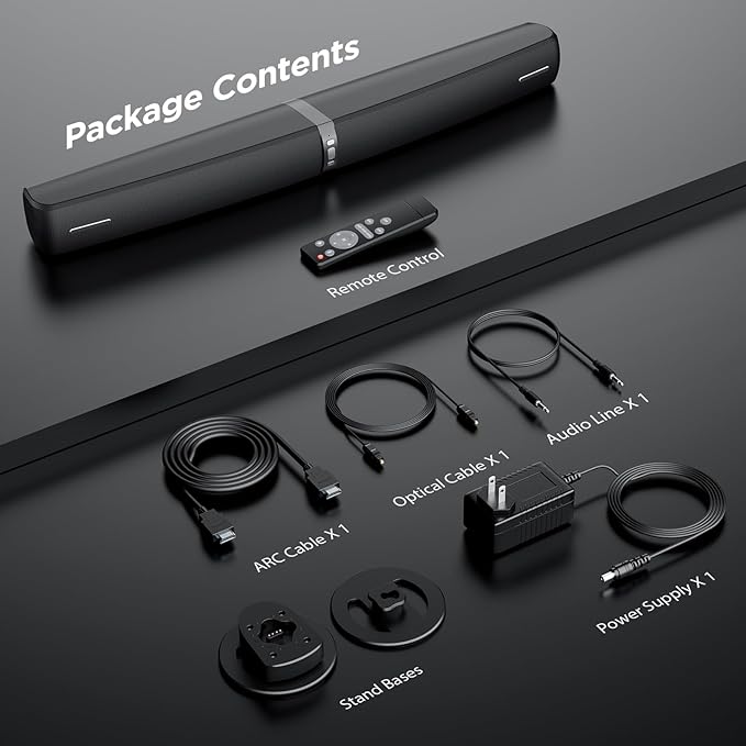 Sound Bar for Smart TV, 90W Soundbar - Image 9