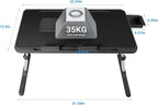 Laptop Lap Desk with Cooling Fan - Image 5