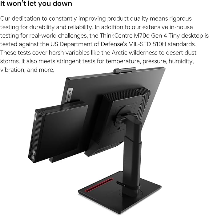 Lenovo ThinkCentre M70q Tiny 1L Business Desktop Computer, 12th Gen Intel - Image 5