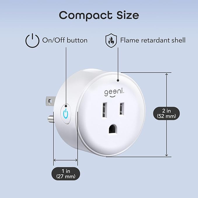 Geeni Dot Smart Plug with 2.4GHz WiFi Connectivity – 1-Pack Compact, - Image 9