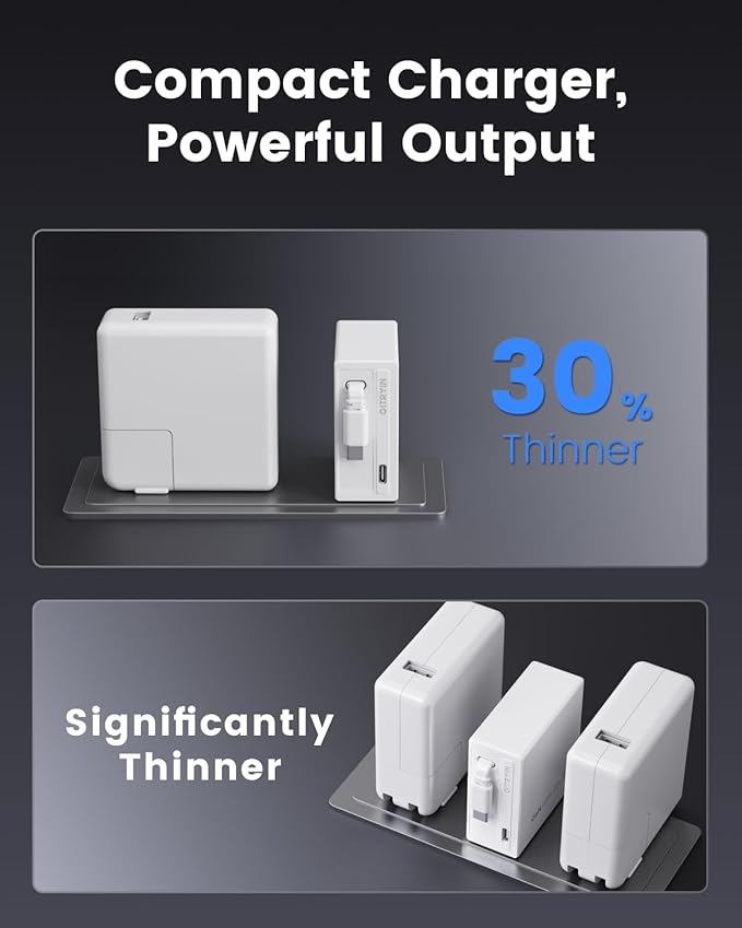 65W USB C Retractable Wall Charger - Image 5