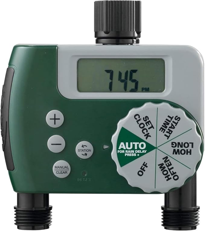 2-Pack Orbit 58910 Digital 2 Outlet Hose Faucet Timer by Orbit