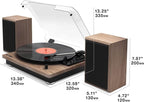 Victrola Montauk Vinyl Record Player, 3-Speed Belt Driven Turntable - Image 9