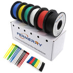 Fermerry 24 AWG Stranded Wire Spool 25ft Each 6 Colors Flexible 24 Gauge by Fermerry+Technology++