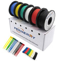 Fermerry 14 AWG Stranded Wire Spool 10ft Each 6 Colors Flexible 14 Gauge by Fermerry+Technology++