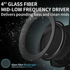 Bluetooth Bookshelf Speakers, 75W Powered Active Speaker - Image 5
