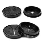 4 Pcs Cable Grommet, Snap Bushing 2-1/2" Mounting Diameter, Flexible by BOPOREAE