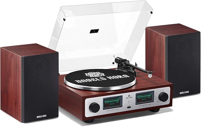 ANGELS HORN Bluetooth Turntable by ANGELSHORN