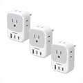 TESSAN European Travel Plug Adapter 3 Pack, PD 20W Type C Power Adaptor by TESSAN