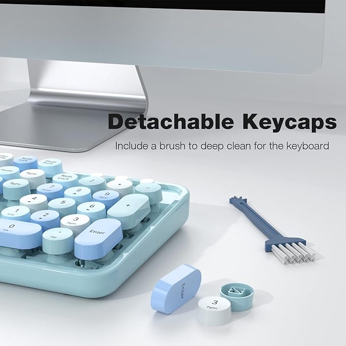 KNOWSQT Wireless Keyboard and Mouse Combo, USB Receiver Plug and Play, - Image 4