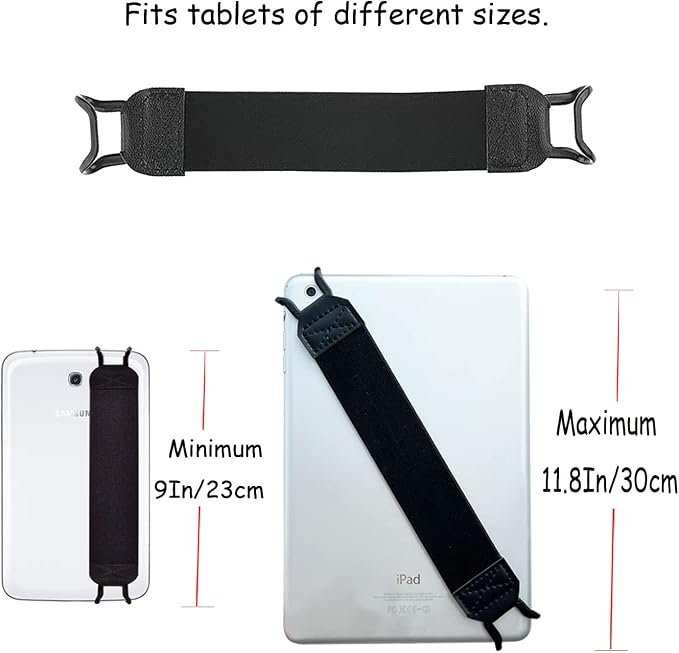 2 Pack Tablet Hand Strap, Versatile Lightweight Finger Grip - Image 2