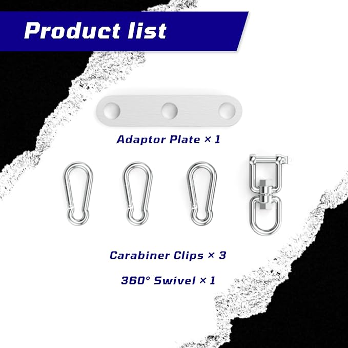 Double to Single Adaptor Plate for Cable Pulley Machines Durable Solid - Image 3