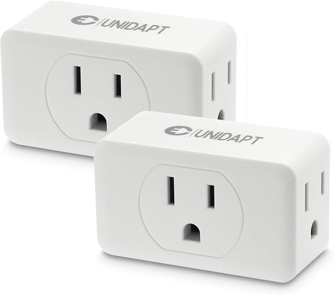 Unidapt Multi Plug Outlet Extender 2 Pack by Unidapt