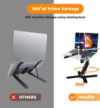 Moallia N86 360 Rotating Laptop Stand, Adjustable Height & Angle, Ergonomic - Image 3
