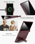 Miimall for Fold 7 Case with Privacy Screen Protector, Z Fold 7 Phone Case Stand - Image 8