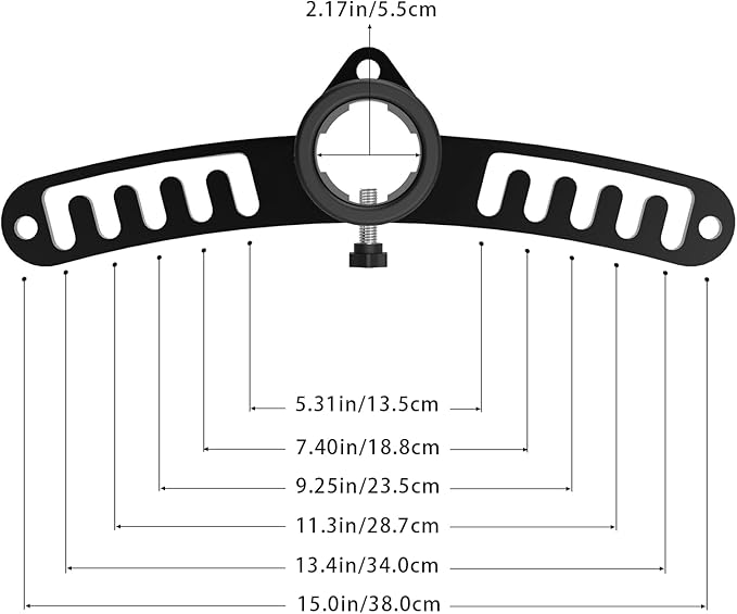Double to Single Adaptor Plate for Cable Pulley Machines Durable Solid - Image 5