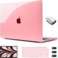 CISSOOK Compatible with MacBook Air 13.6 inch Case Pink 2022 2023 2024 2025 by CISSOOK