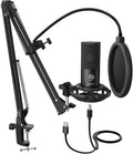 FIFINE Studio Condenser USB Microphone Computer PC Microphone Kit by FIFINE